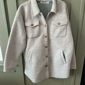 Light grey Button-Front Shackleton